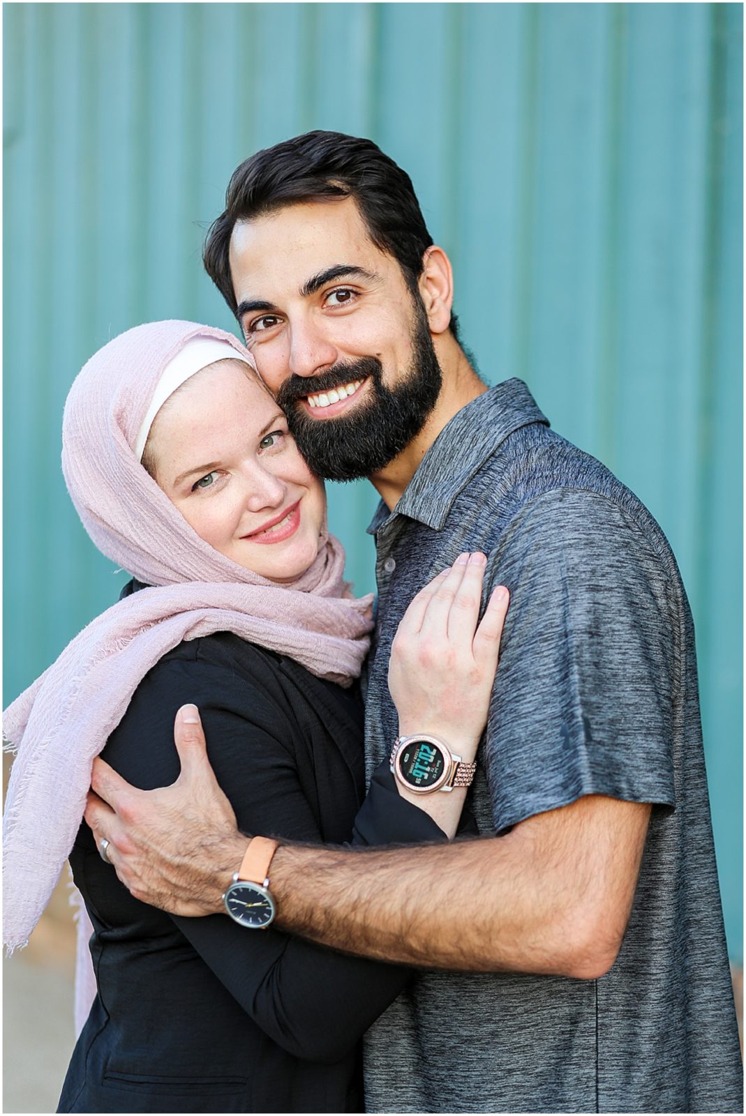 muslim mixed couple - Kauffman Center of Performing Arts Anniversary Session | Kansas City Crossroads Portraits and Engagement Session | Best Kansas City Portrait and Wedding Photographer | Wedding Photography by Mariam Saifan Photography | Wedding and Engagement Photo Locations in the Kansas City Area