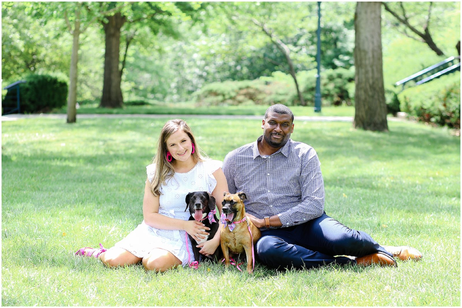 adorable couple engagement wedding photography at kansas city nelson atkins museum 