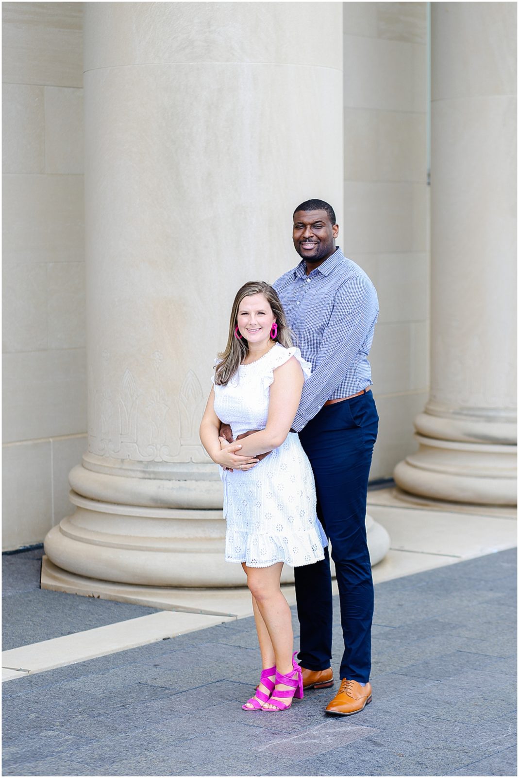 elegant engagement portraits in kansas city