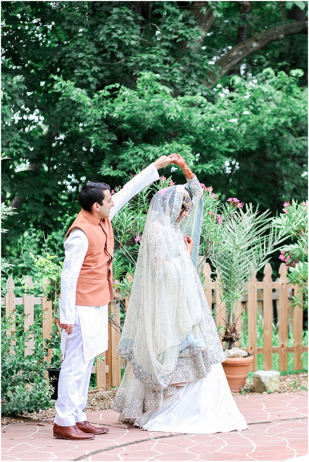 bride and groom pose ideas - Indian Pakistani Punjabi Wedding Ceremony Nikkah - St. Louis Missouri - STL - Kansas City based Wedding Photographer - Four Seasons Wedding - Hennah Party - Islamic Wedding Ceremony - Mariam and Amaad's Intimate Backyard Wedding 