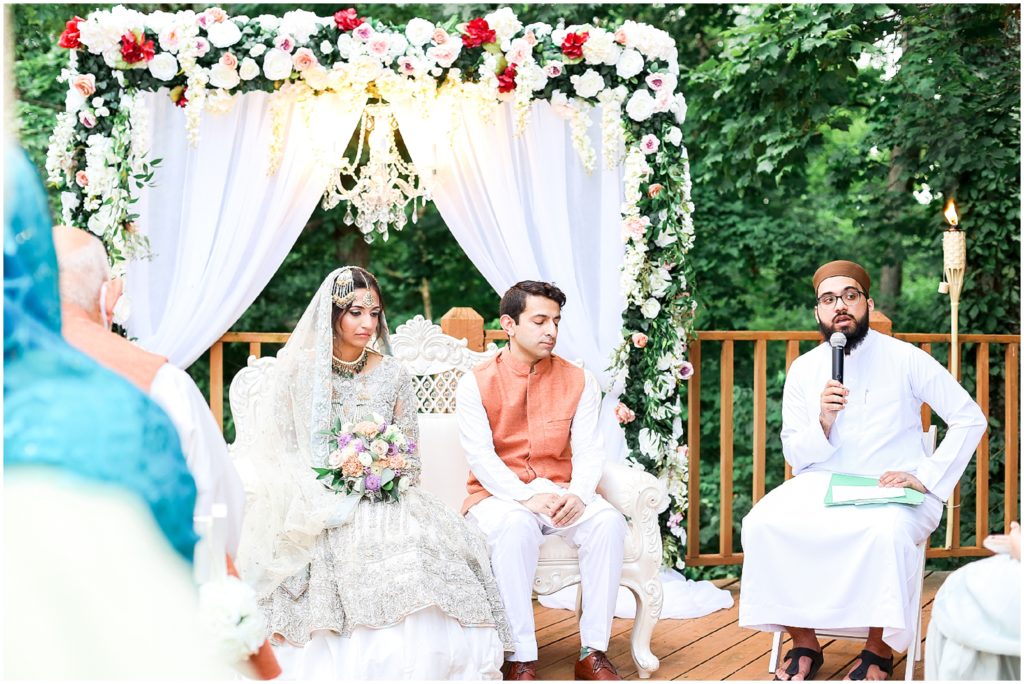 sheikh giving a speech at nikkah 