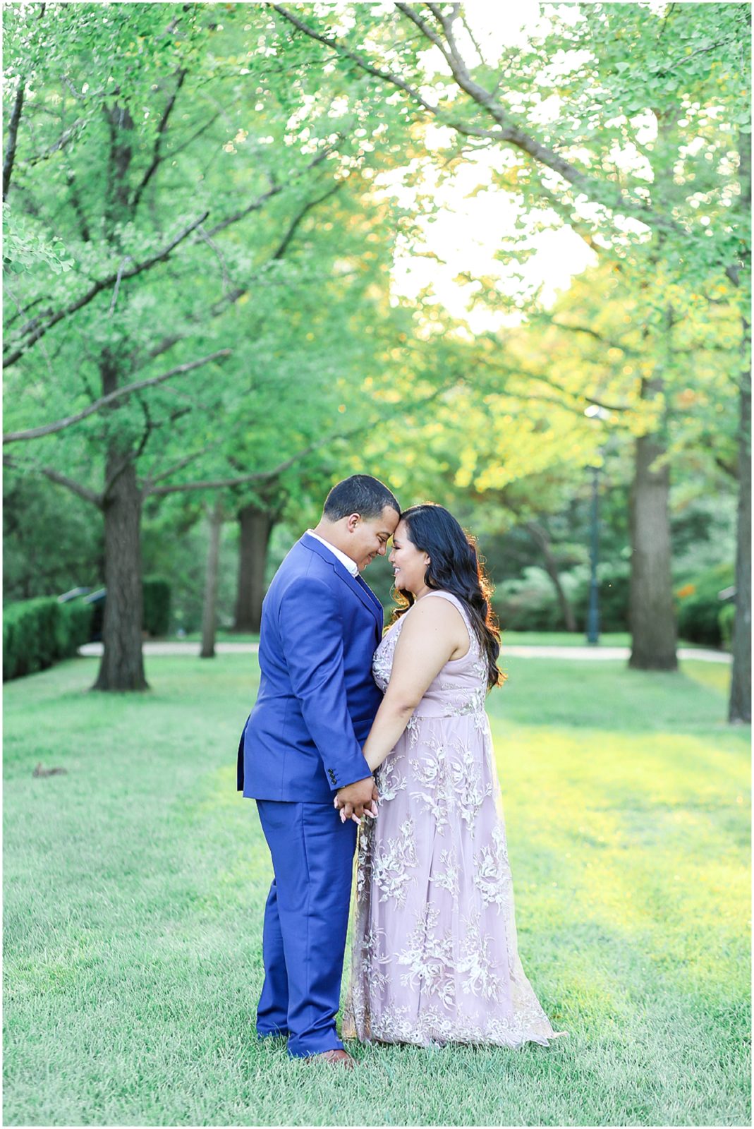 Christine & Spenser came from out of town to Kansas City for their beautiful engagement session which took place at the Nelson Atkins Museum and at Loose Park. They made the drive from Columbia Missouri to have an amazing engagement experience and we sure did have a good time! 