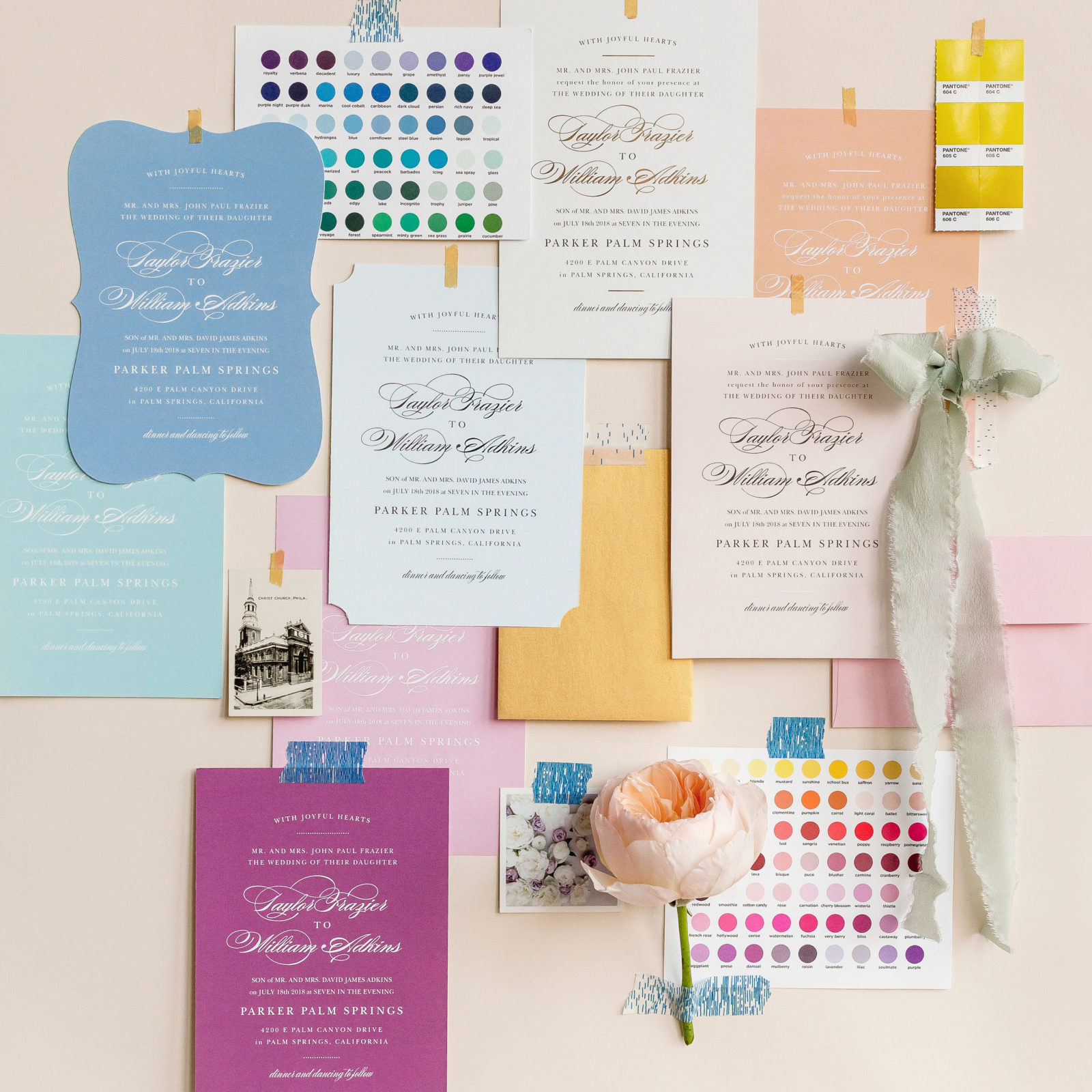 save the date cards by basic invite