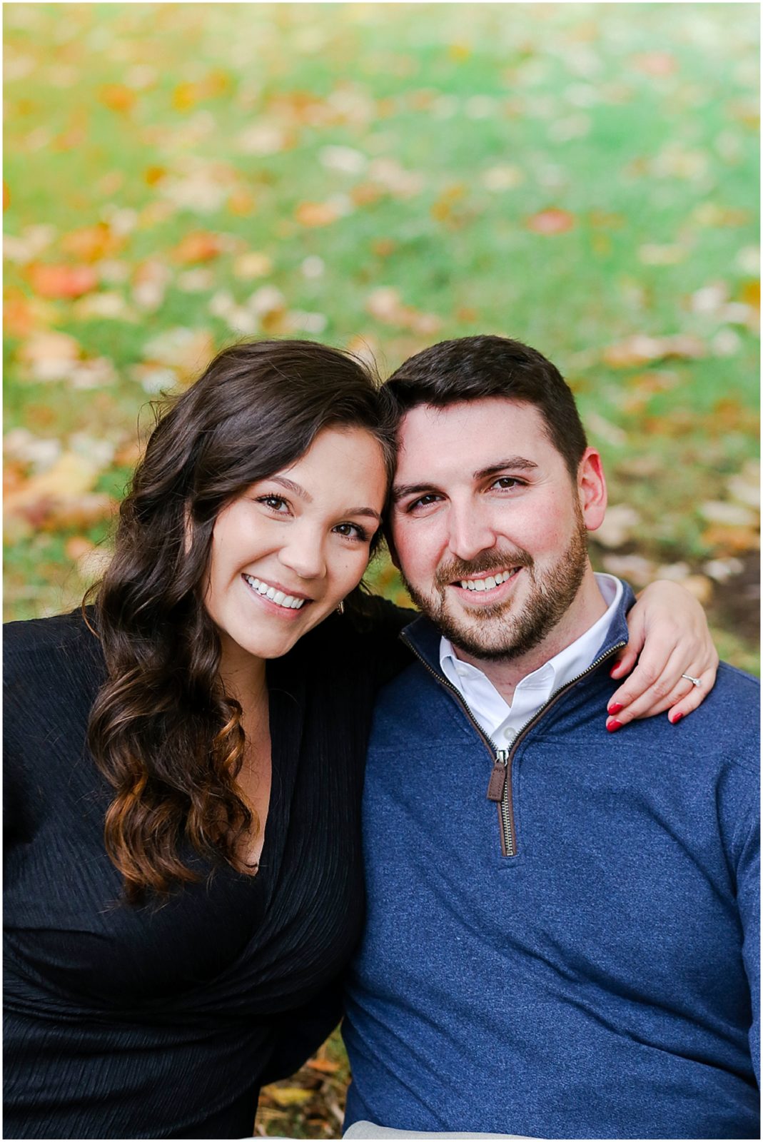 Engagement Photos at the Kansas City Nelson Atkins Museum and Loose Park with Kansas City wedding photographer 