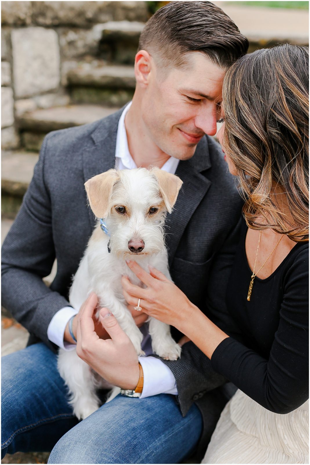 engagement photos - kansas city engagement photographer - loose park photos - wedding photographer