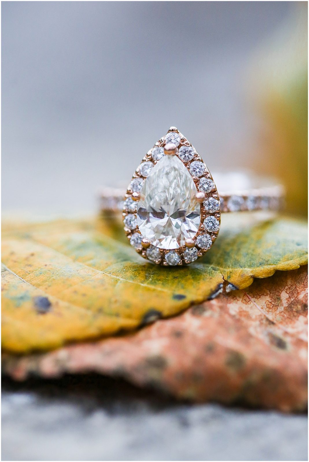 engagement photos - kansas city engagement photographer - loose park photos - wedding photographer - beautiful engagement ring