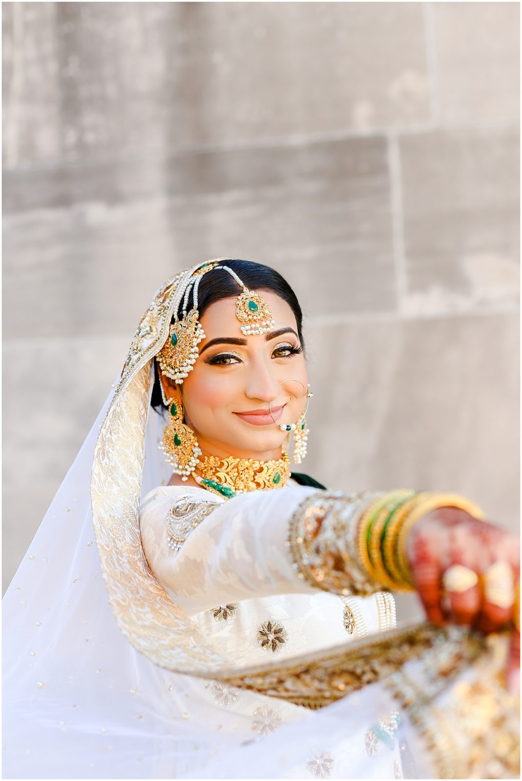 Pakistani Indian Nikkah Wedding Photos at Kansas City Liberty Memorial by Mariam Saifan Photography