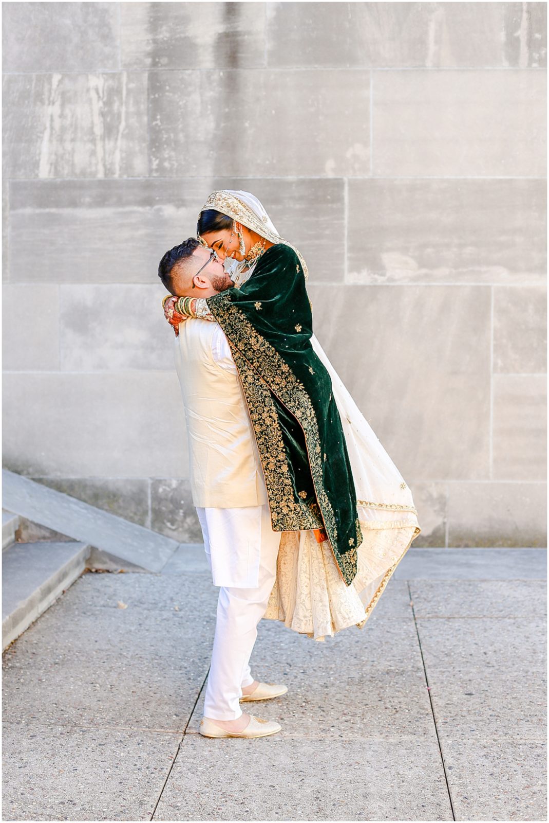 Pakistani Indian Nikkah Wedding Photos at Kansas City Liberty Memorial by Mariam Saifan Photography