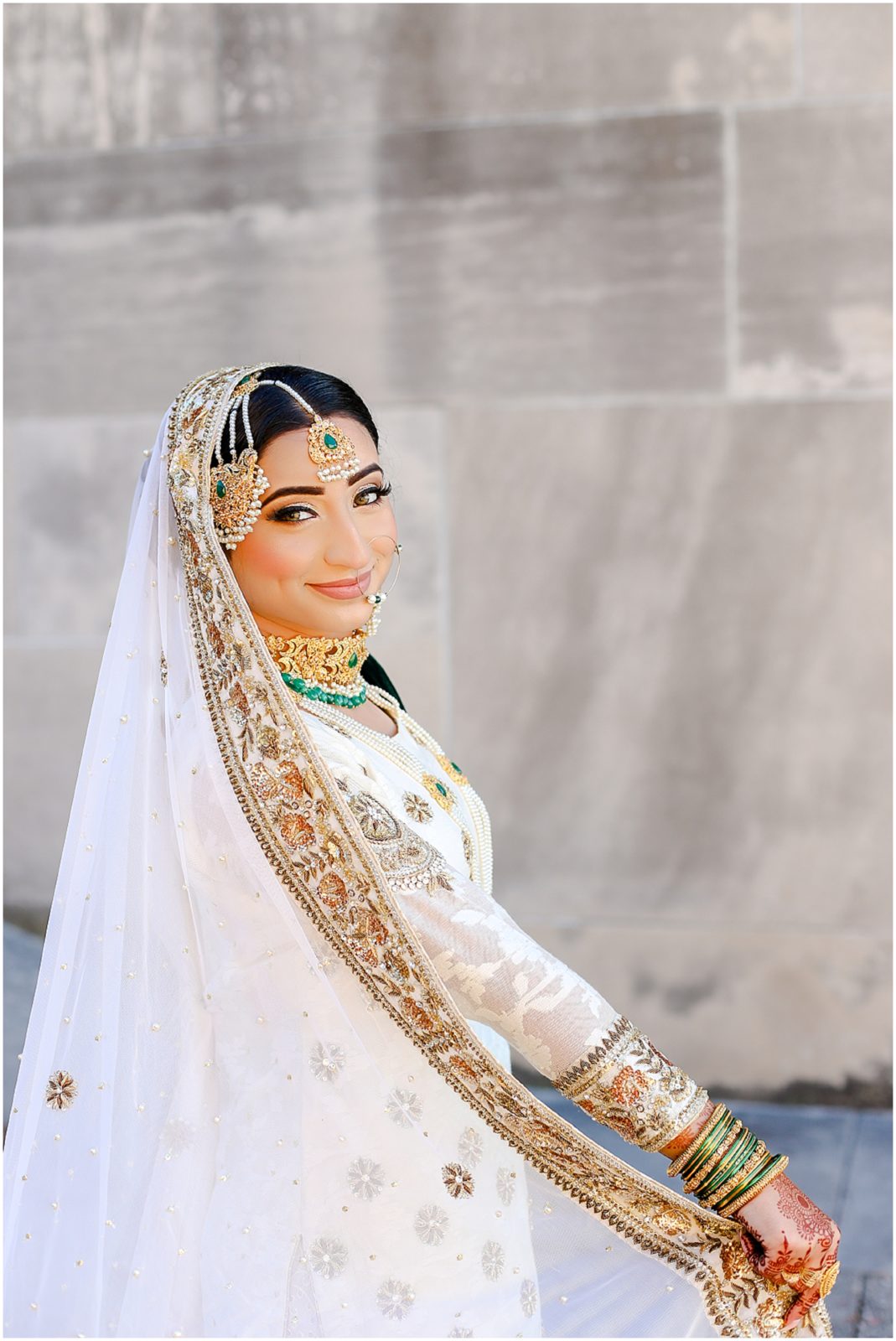 Pakistani Indian Nikkah Wedding Photos at Kansas City Liberty Memorial by Mariam Saifan Photography