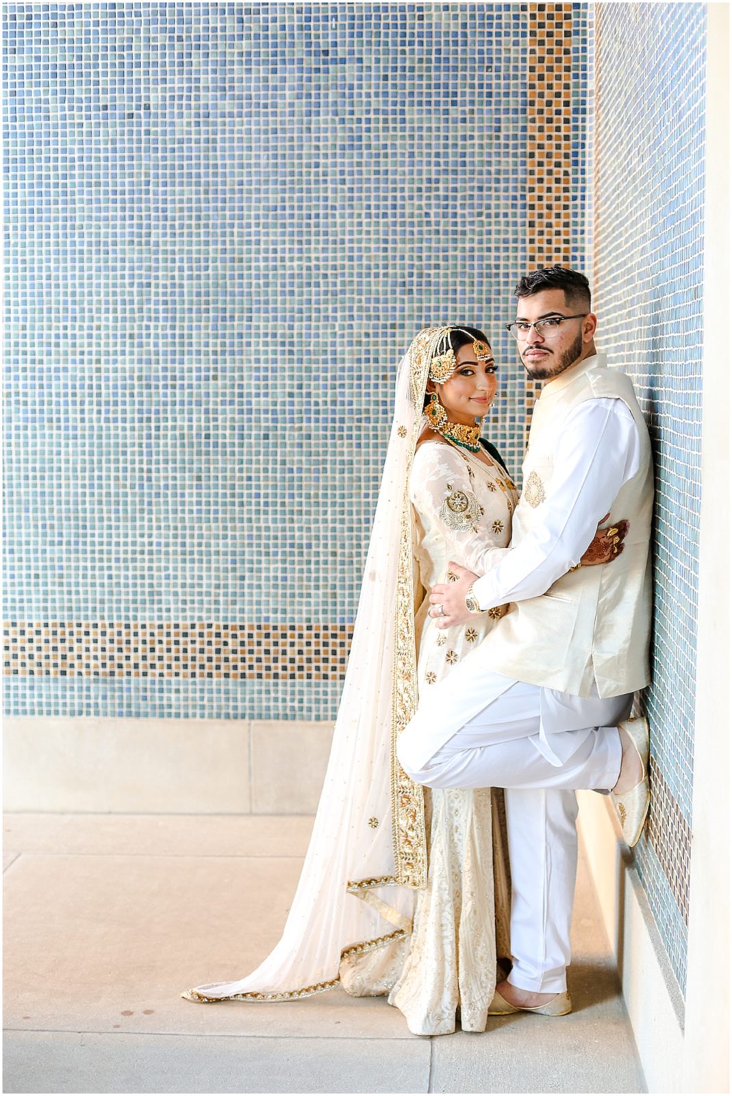 Pakistani Indian Nikkah Wedding Photos at Kansas City Liberty Memorial by Mariam Saifan Photography