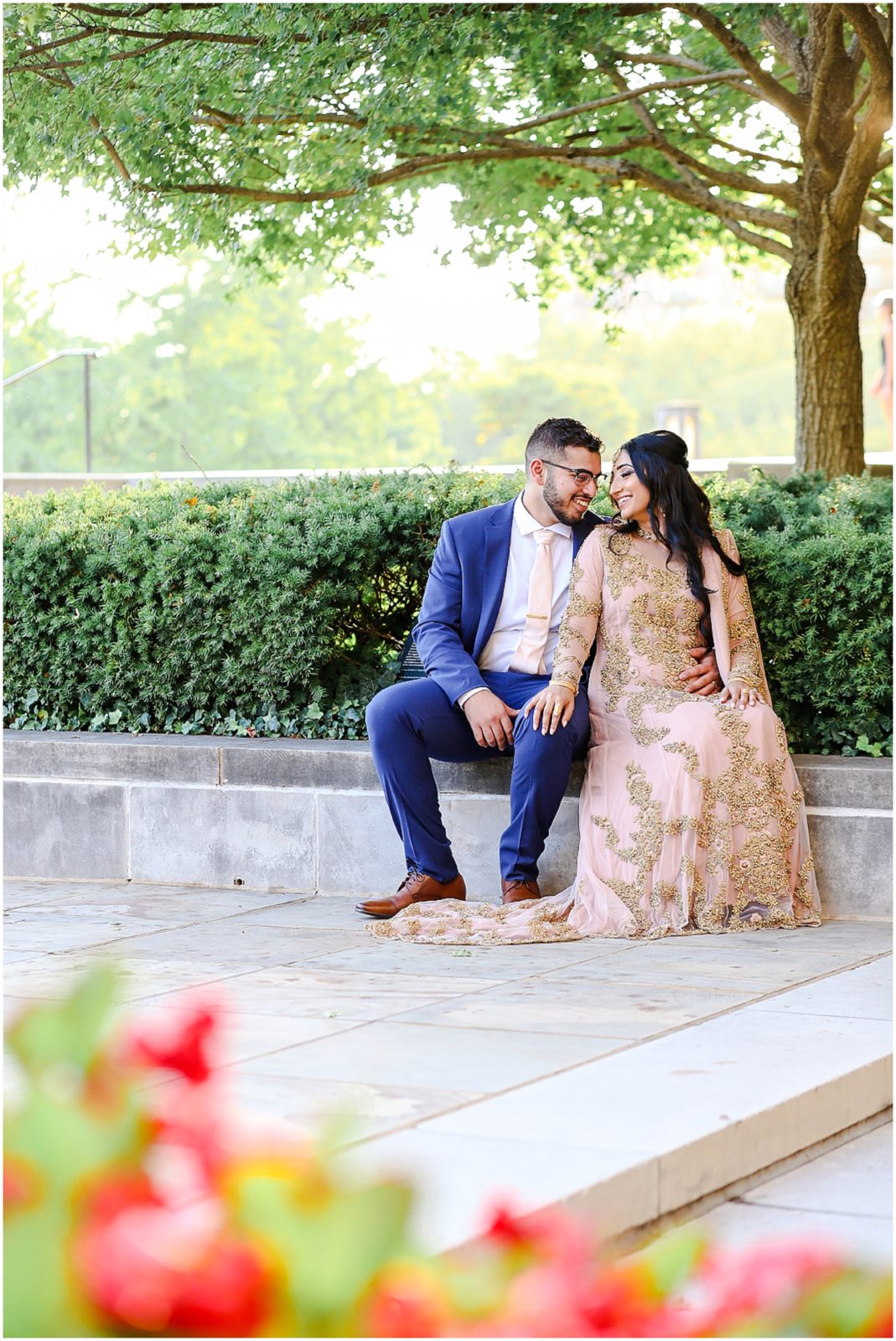 pakistani bride and groom - wedding nikkah - kansas city engagement photographer 