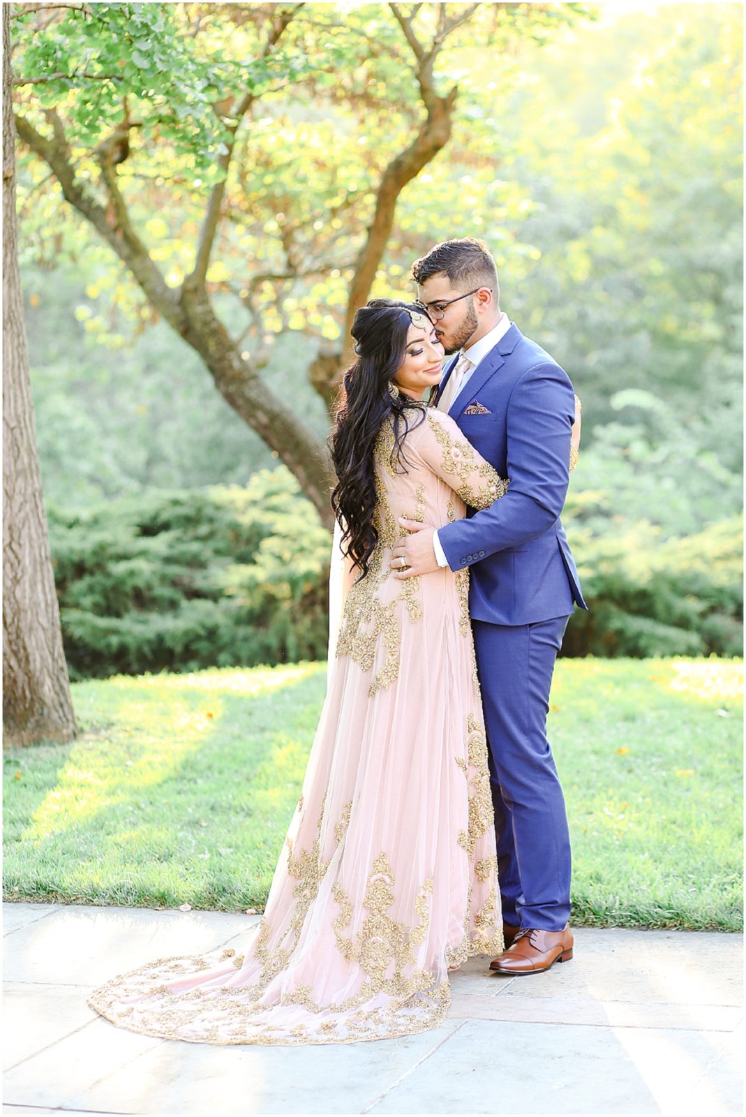 pakistani engagement photos in the fall 