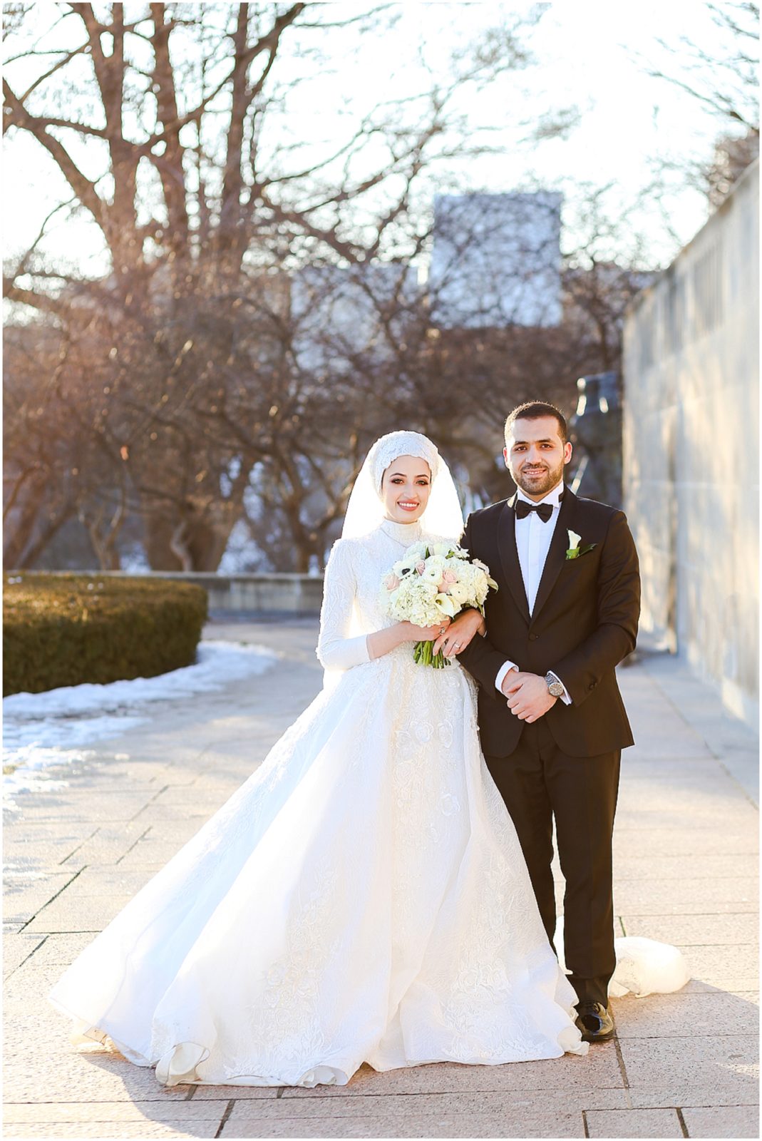 sunset wedding photos