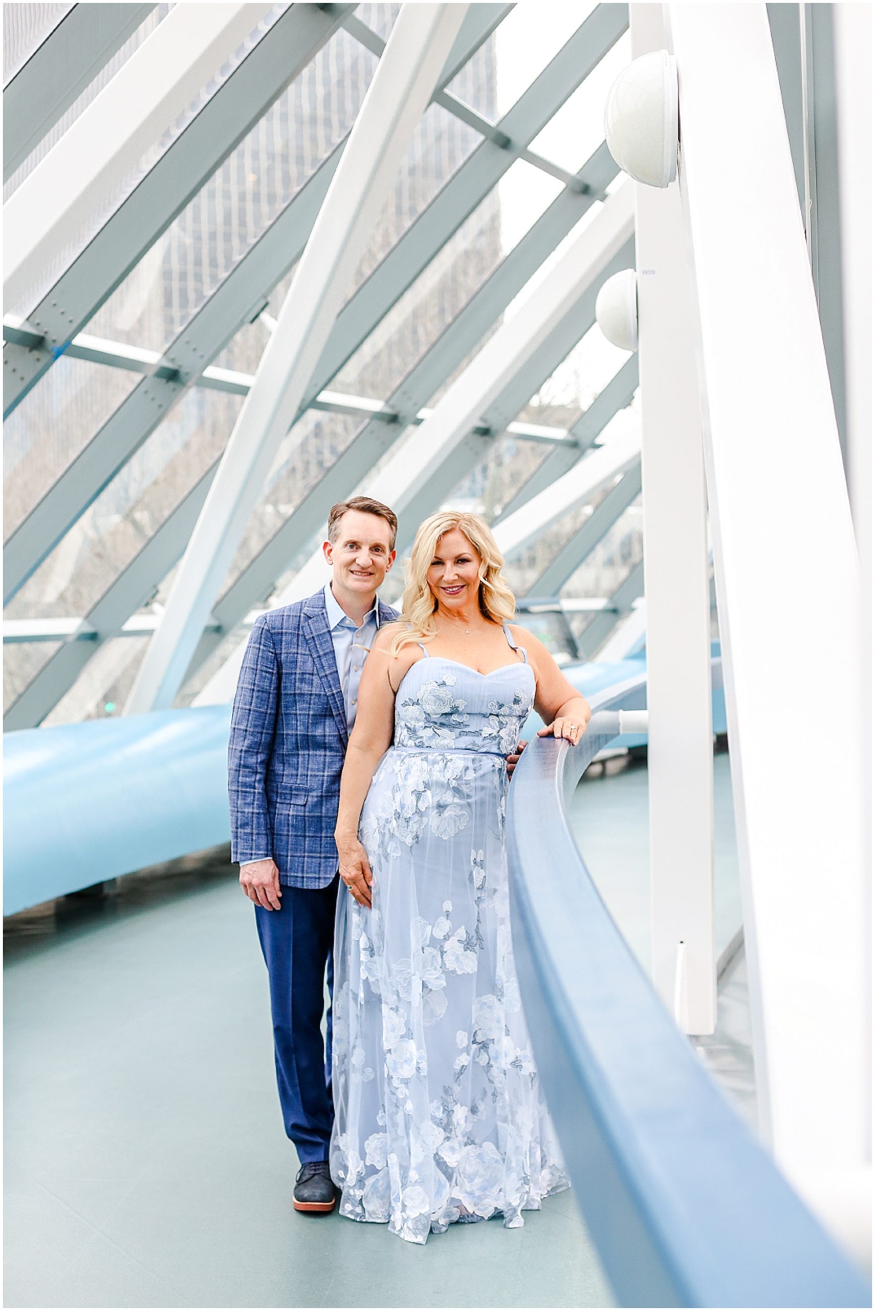 couple poses for wedding photos