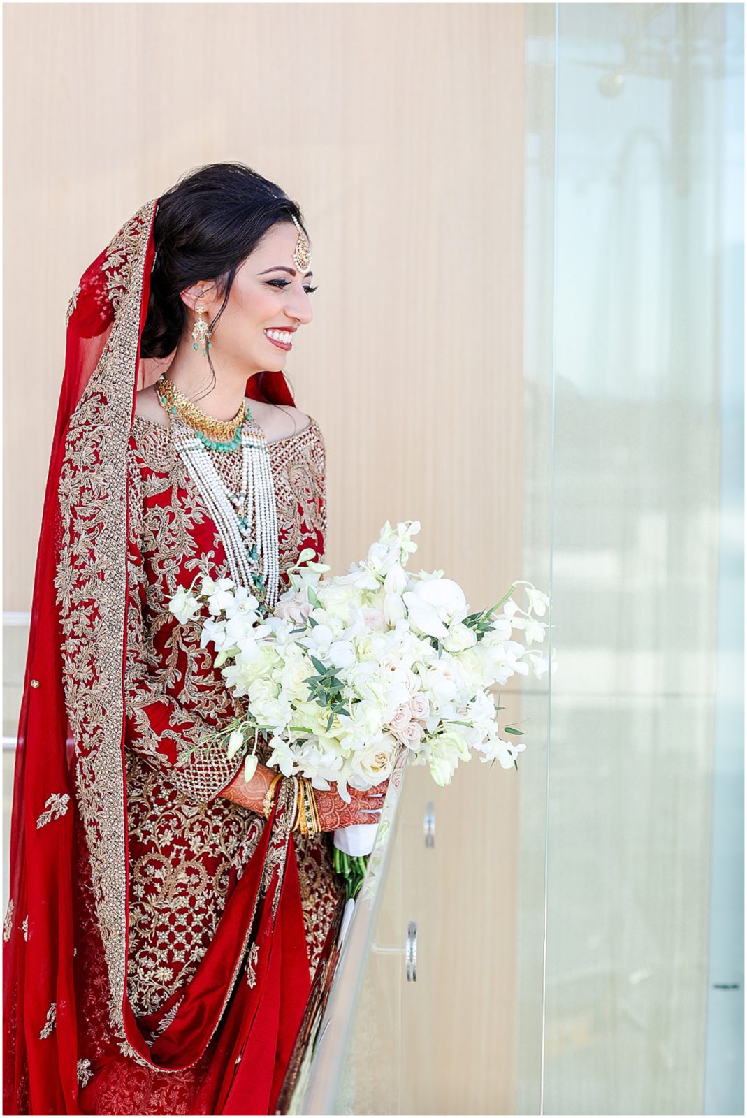 wedding at four seasons stl - indian bride 