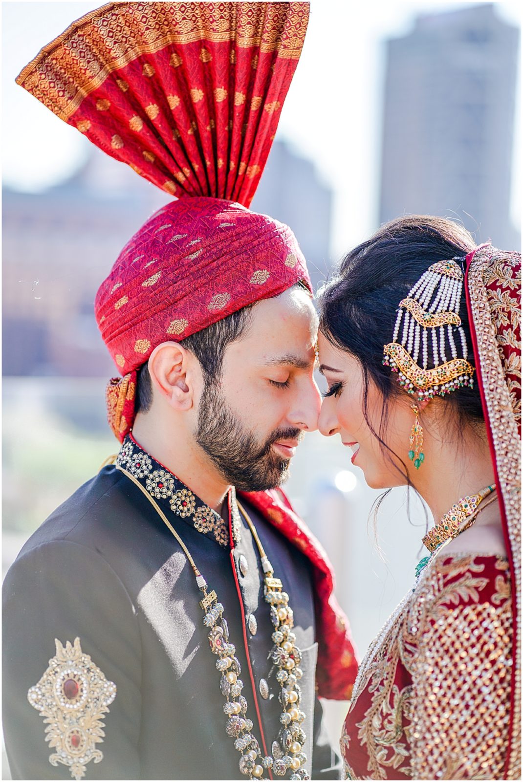 rooftop wedding photos 