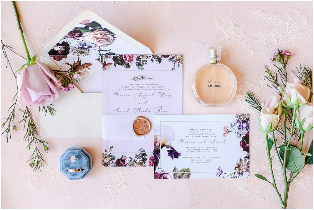 wedding details and invitation 