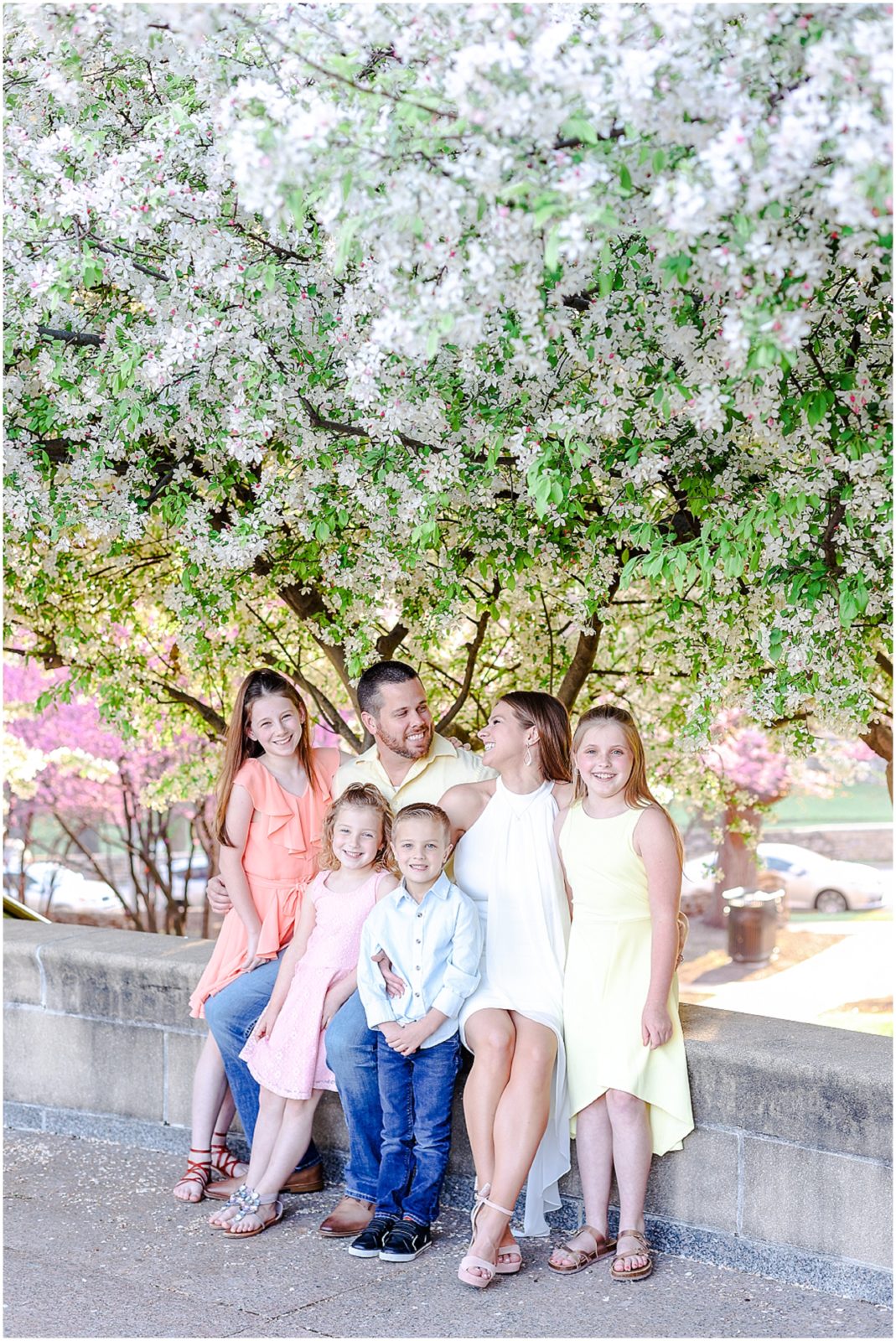 family portrait photographer - blended family photos