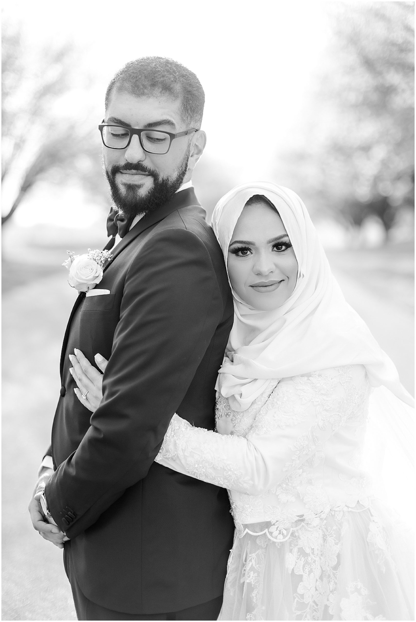 muslim arab bride and groom portraits in kansas 