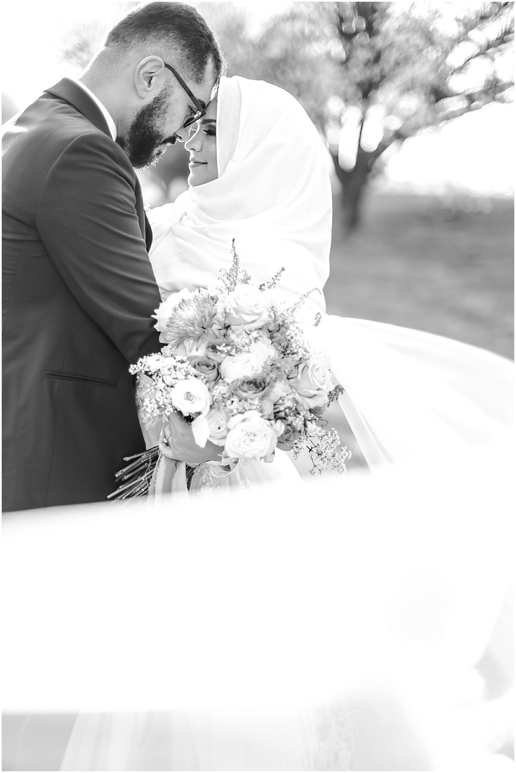 long wedding veil photo