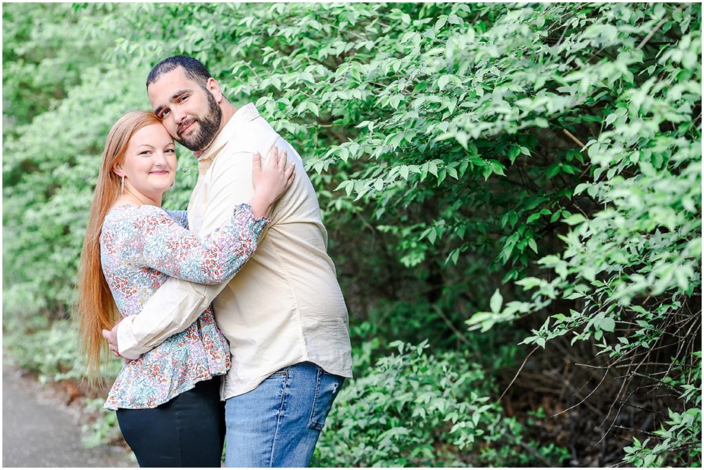 green tree engagement picture