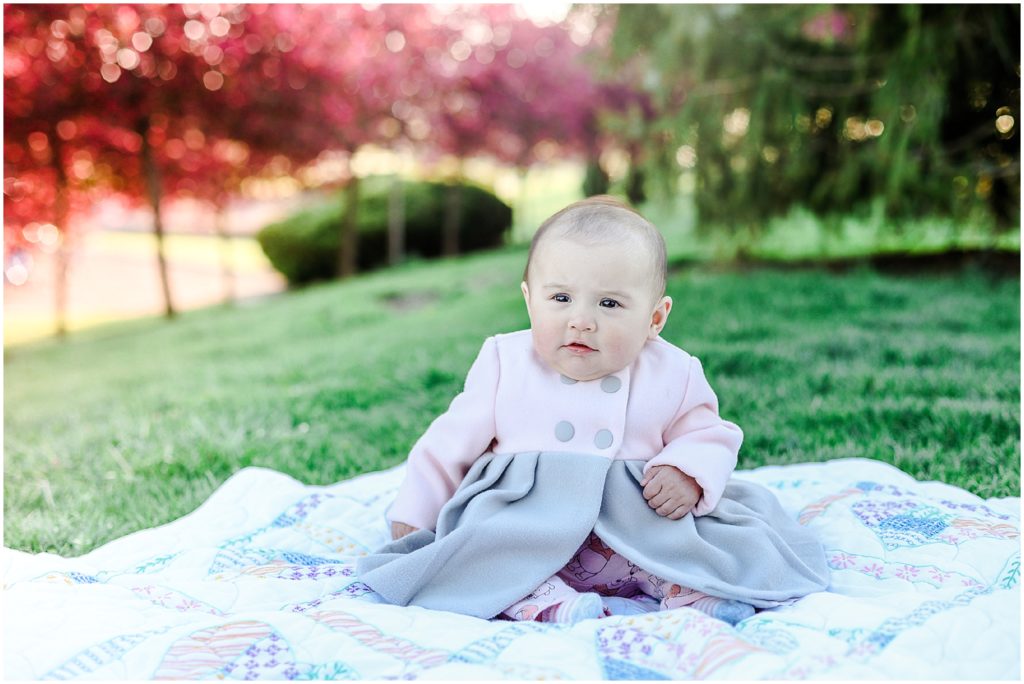 family portrait photographer - 6 month baby
