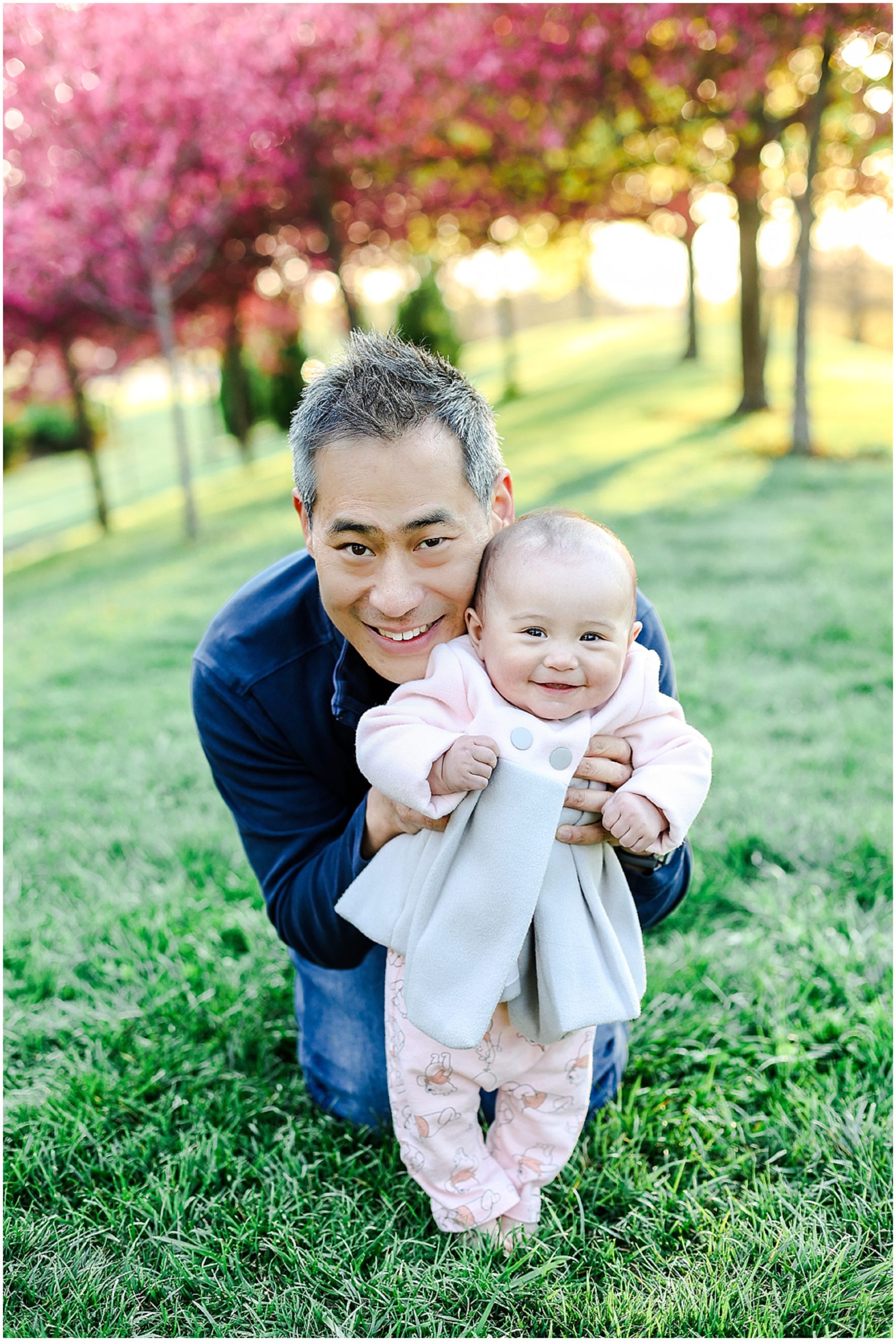 dad and daughter baby photo
