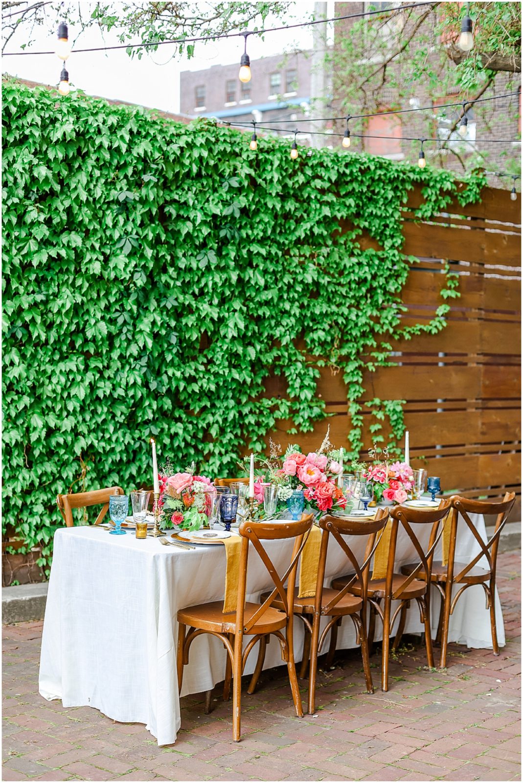 outdoor wedding - feasts of fancy - kansas city wedding - kc floral house - mariam saifan photography - spanish styled shoot - wedding inspiration - colorful wedding photography