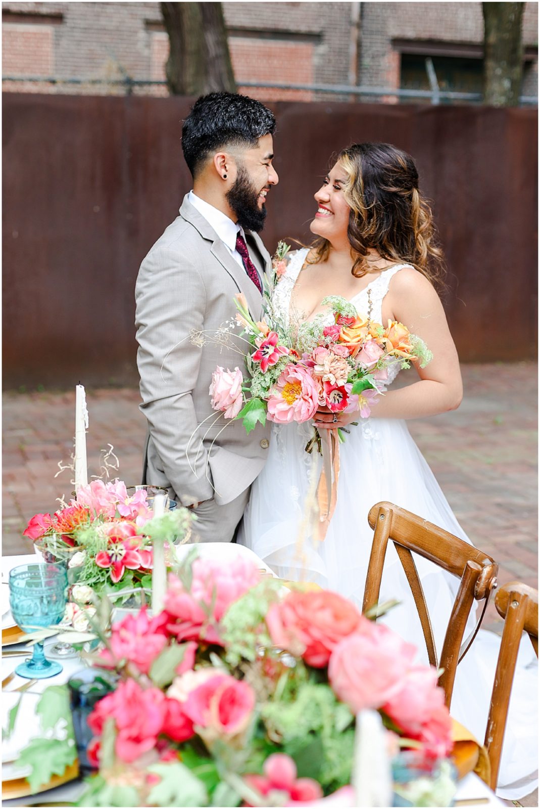 fun bridal poses - spanish styled shoot - feasts of fancy