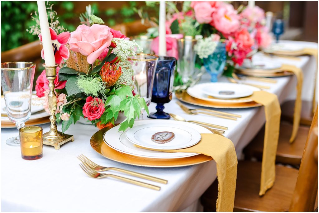 beautiful pink peony flowers - feasts of fancy - kansas city wedding - kc floral house - mariam saifan photography - spanish styled shoot - wedding inspiration - colorful wedding photography ultrapom 