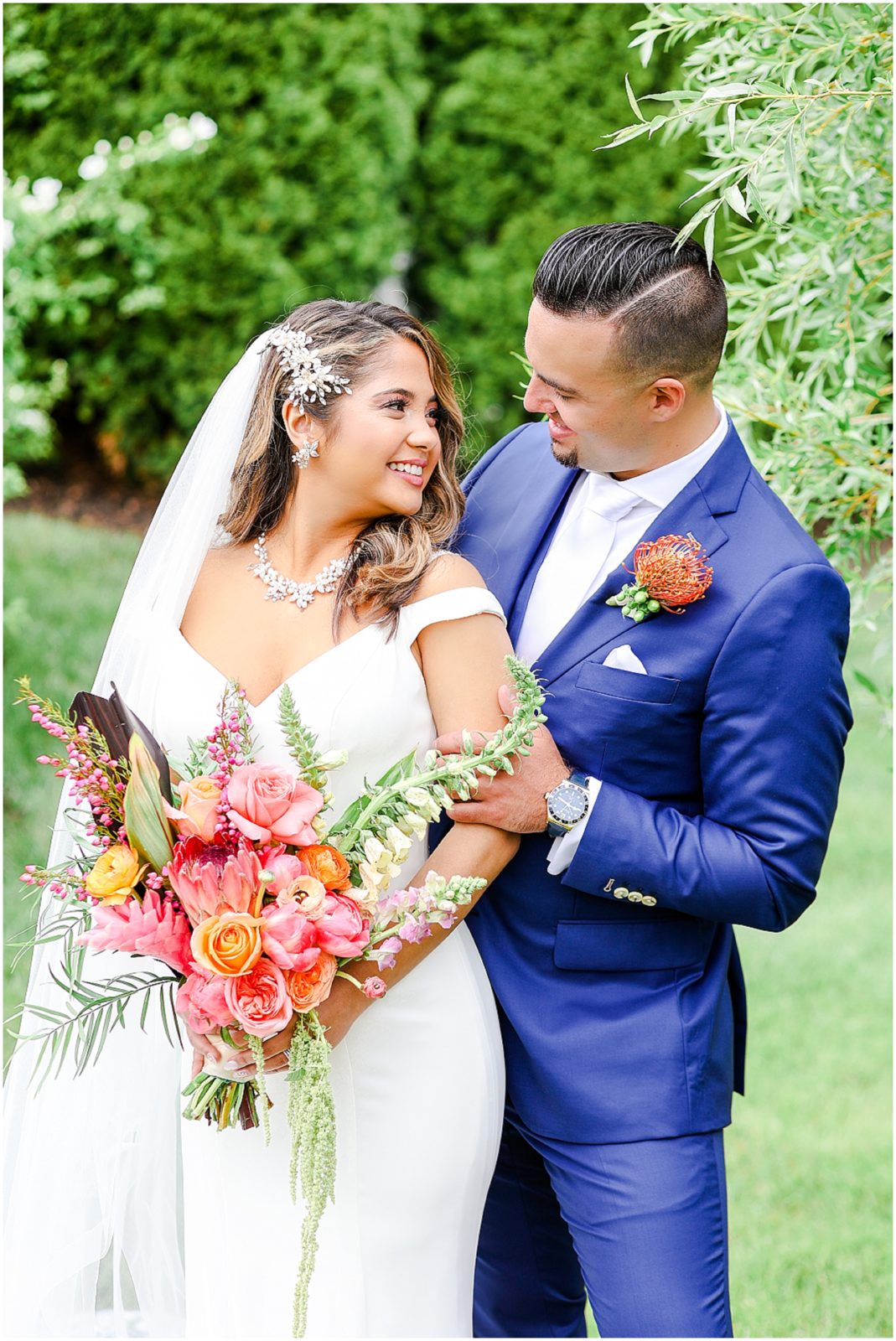 bride and groom portraits 