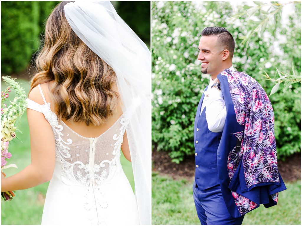 Hawaiian suit and tie  - tuxedo for groom 