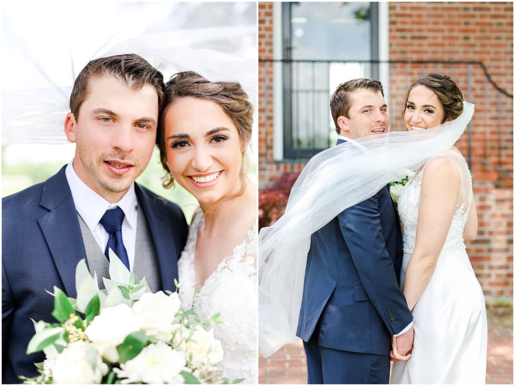 bride & groom portraits - kansas city wedding photographer - Mildale farms