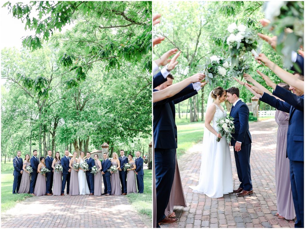 fun bridal party photo