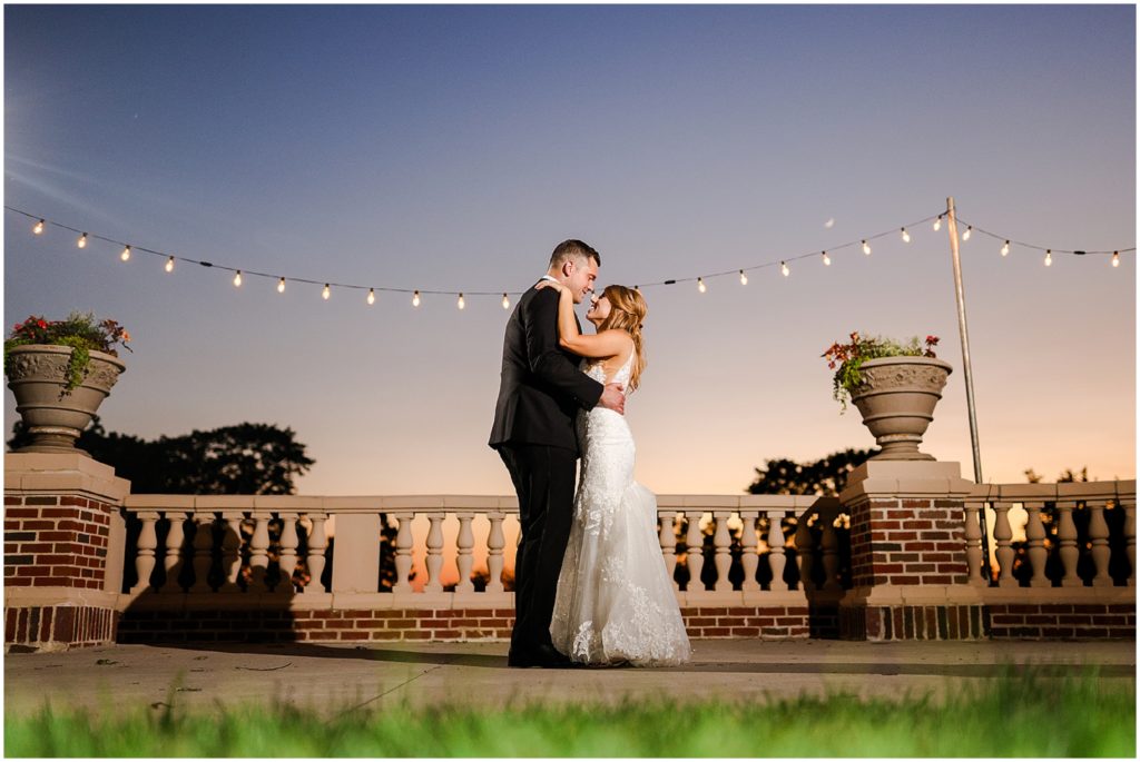 the historic longview mansion - wedding dances - first dances at sunset 