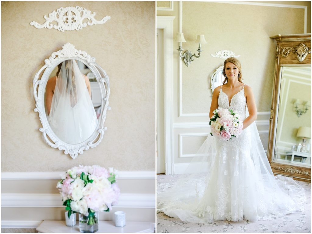 wedding at longview mansion - beautiful bride