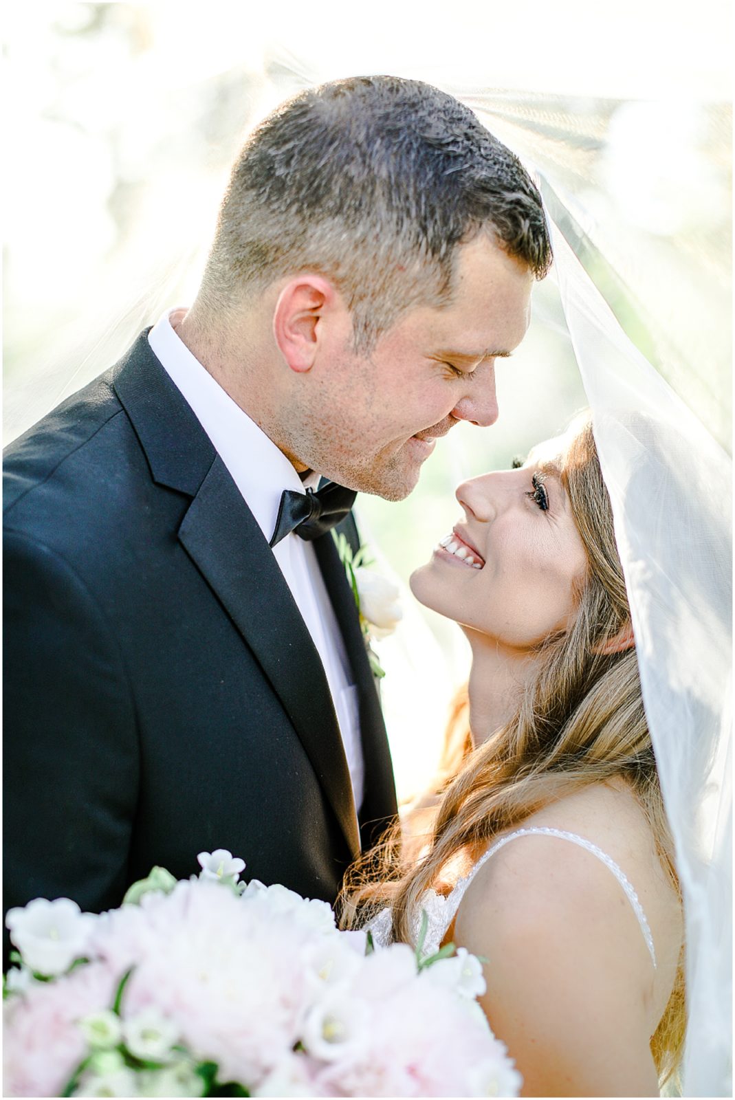 Jamie & Spencer - Summer Wedding at the Historic Longview Mansion - Kansas City Wedding Venues - Mariam Saifan Photography - wedding veil photos