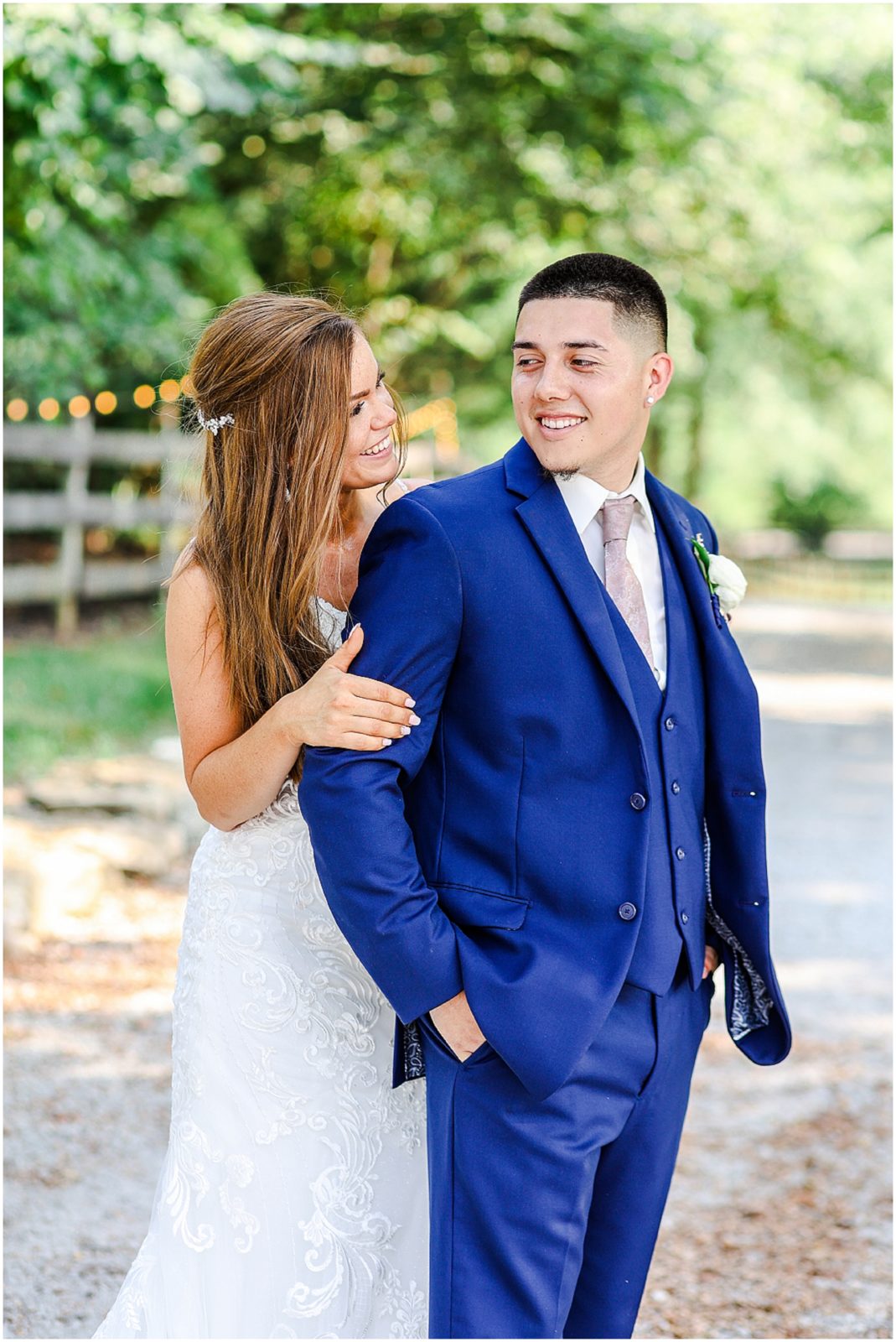 Bride & Groom Wedding Photos - Wedding Portraits at the Barn at Riverbend with Sarah & Taylor Lang - Summer Wedding Kansas City