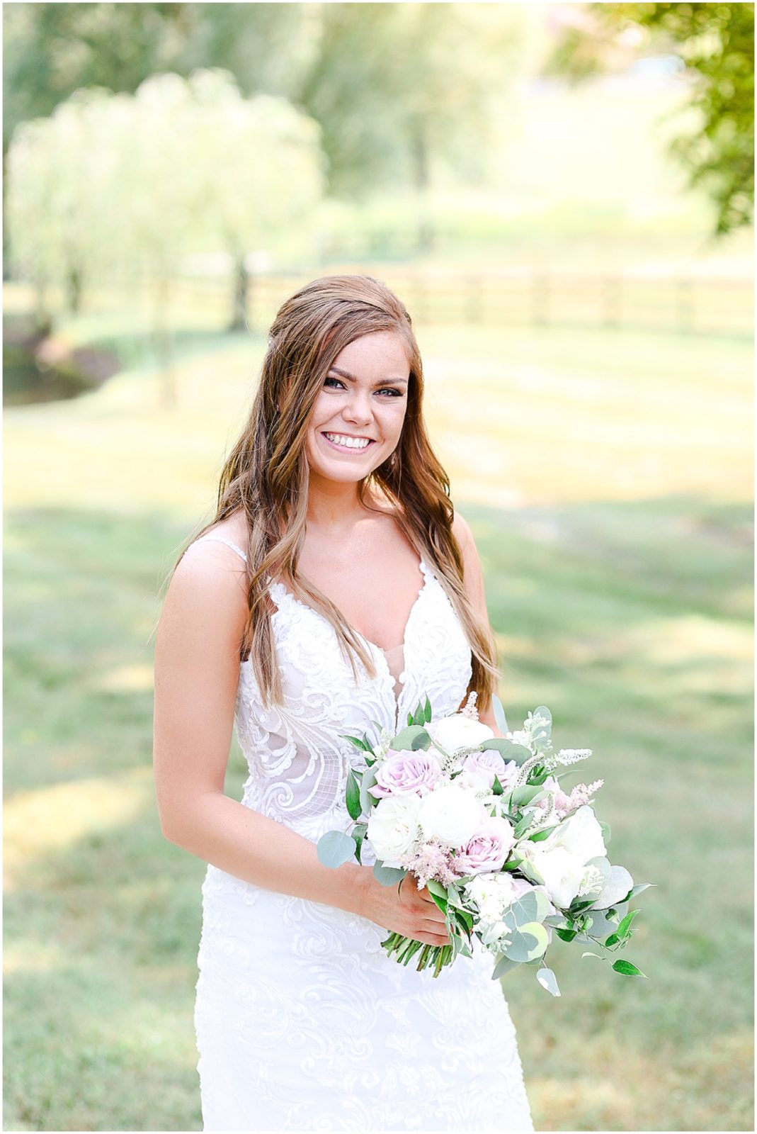 Bride & Groom Wedding Photos - Wedding Portraits at the Barn at Riverbend with Sarah & Taylor Lang - Summer Wedding Kansas City - bride photo