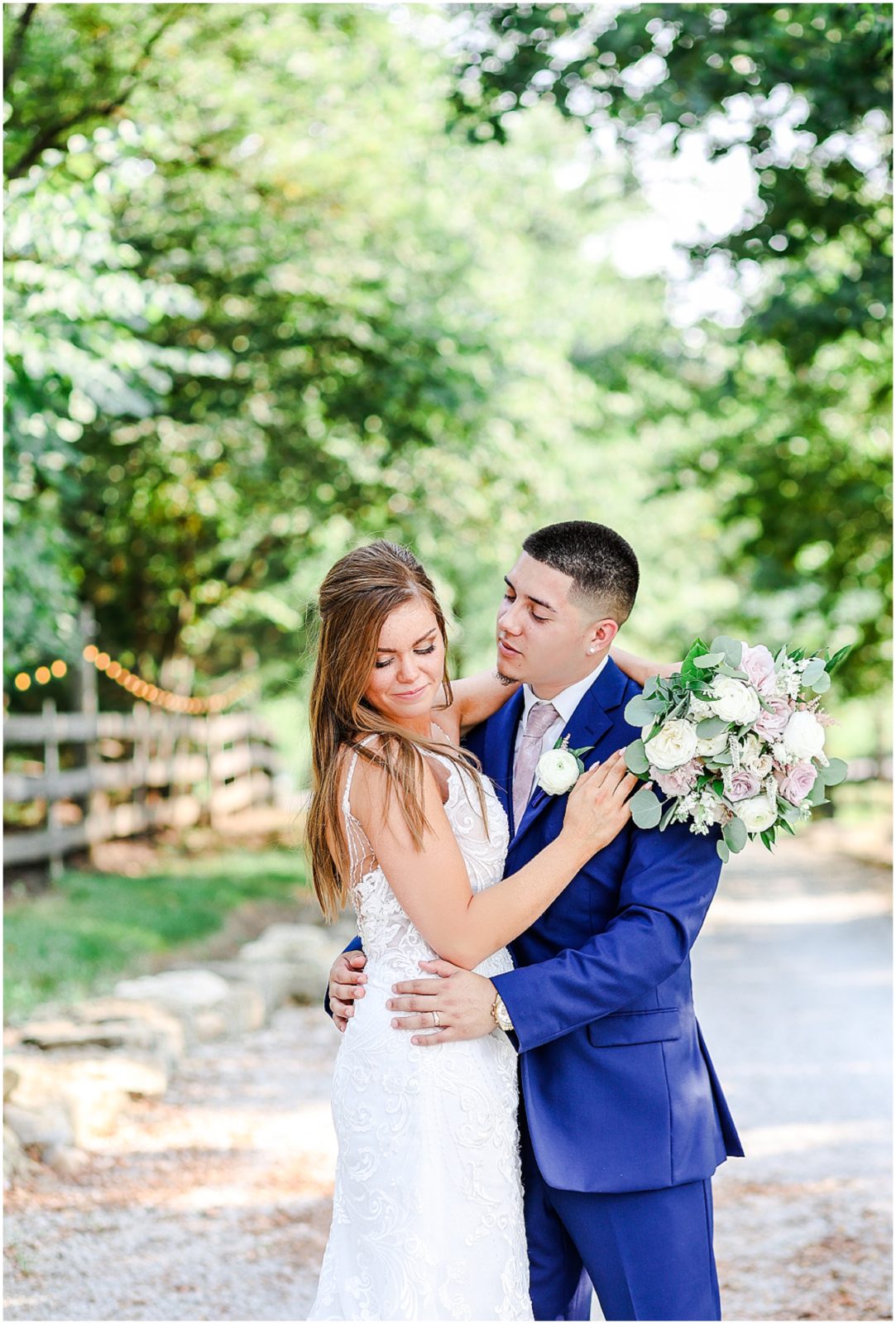 Bride & Groom Wedding Photos - Wedding Portraits at the Barn at Riverbend with Sarah & Taylor Lang - Summer Wedding Kansas City