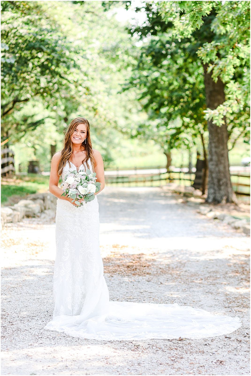 Bride & Groom Wedding Photos - Wedding Portraits at the Barn at Riverbend with Sarah & Taylor Lang - Summer Wedding Kansas City