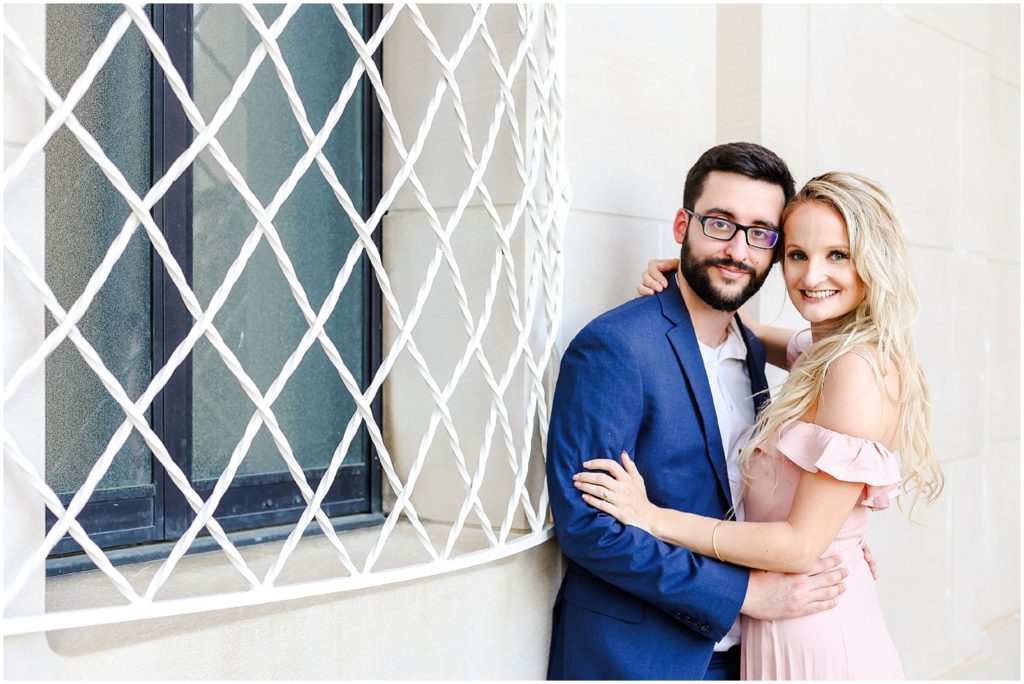 Kansas City Engagement Photos at the Nelson Atkins Museum  - Where to take Photos in Kansas City - Mariam Saifan Photography - Bethany & Josh - The Longview Mansion Wedding 