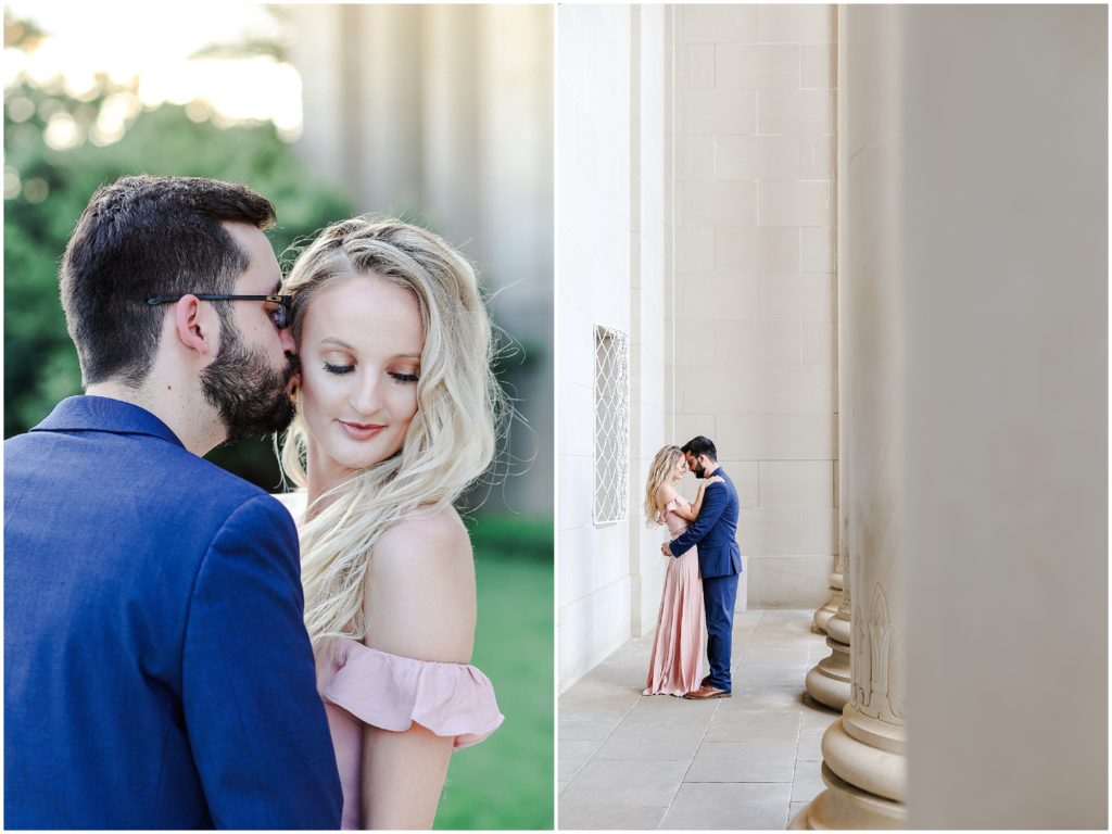 Kansas City Engagement Photos at the Nelson Atkins Museum  - Where to take Photos in Kansas City - Mariam Saifan Photography - Bethany & Josh - The Longview Mansion Wedding 