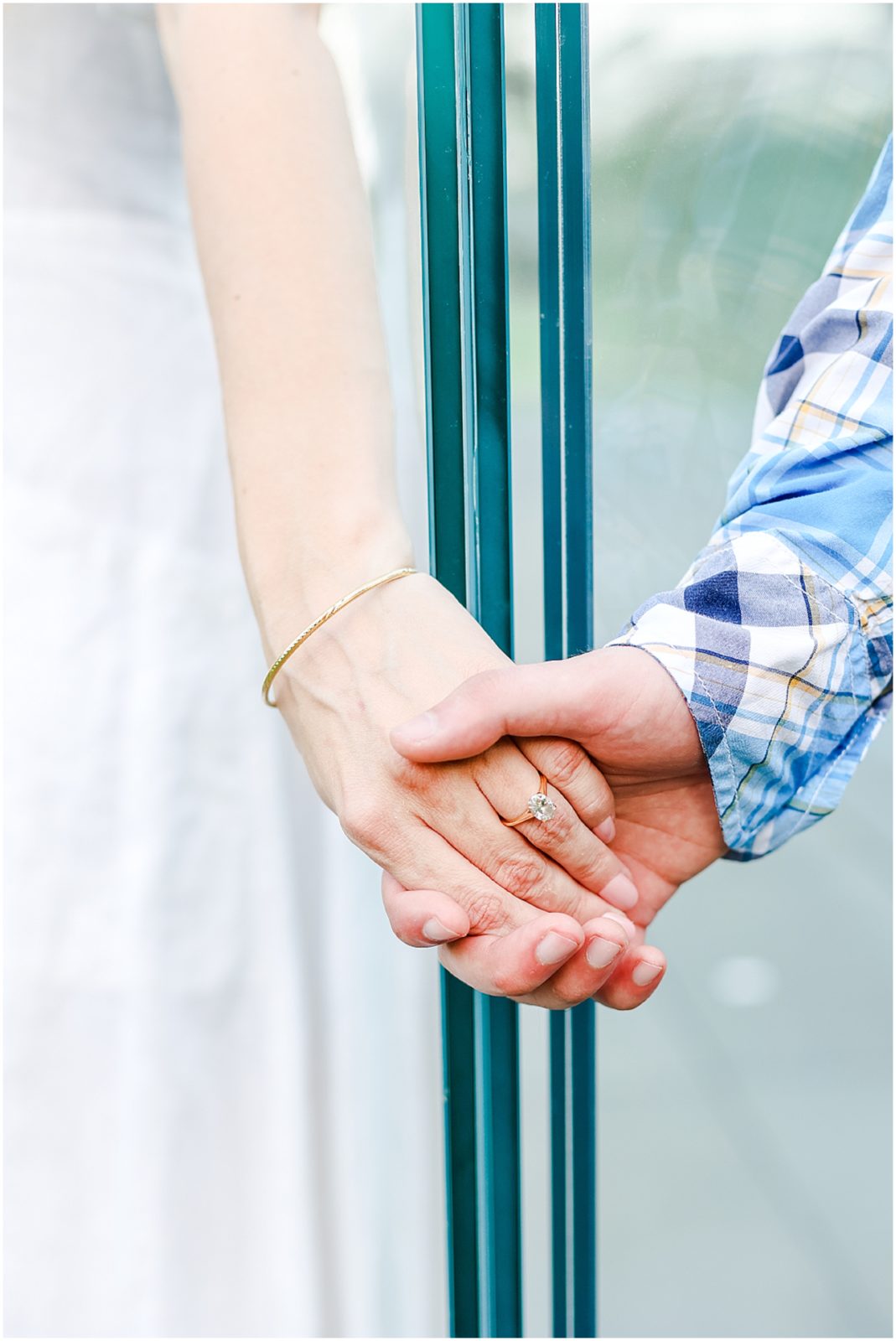 wedding rings and hands - Kansas City Engagement Photos at the Nelson Atkins Museum  - Where to take Photos in Kansas City - Mariam Saifan Photography - Bethany & Josh - The Longview Mansion Wedding 