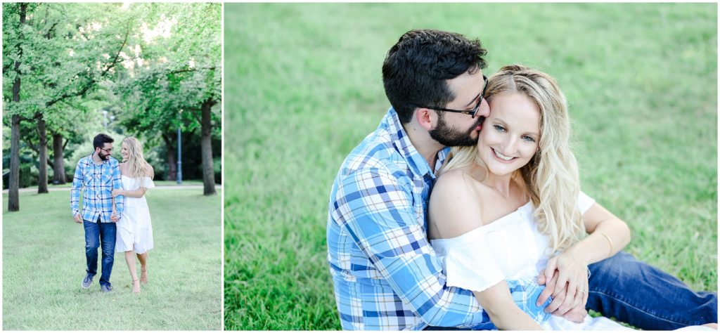 Kansas City Engagement Photos at the Nelson Atkins Museum  - Where to take Photos in Kansas City - Mariam Saifan Photography - Bethany & Josh - The Longview Mansion Wedding  - contemporary museum - art institute of kansas city