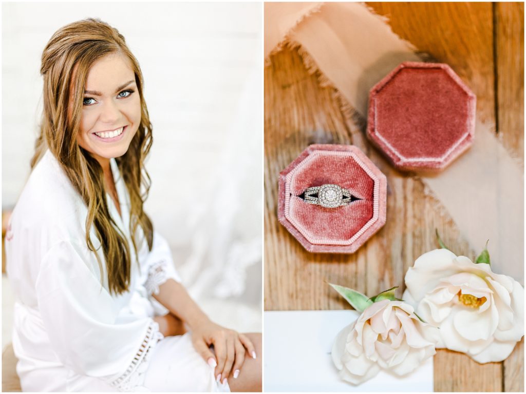 Getting Ready Portraits at the Barn at Riverbend - A Summer Wedding with Sarah & Taylor - Bride Portraits  - wedding details