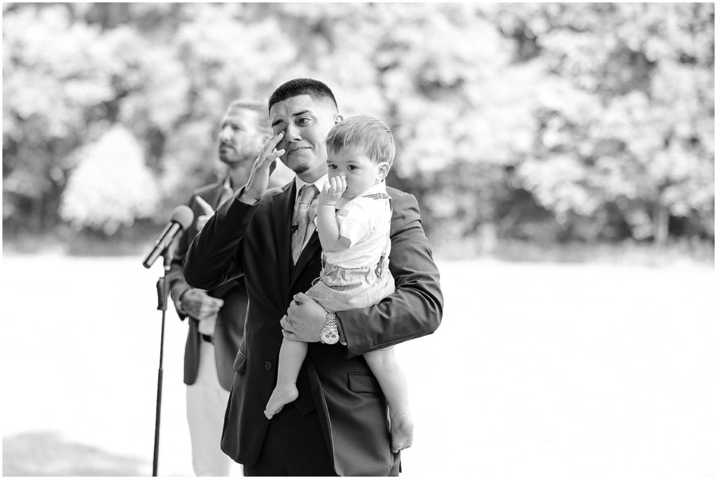 Unplugged Wedding Ceremony at the Barn at Riverbend