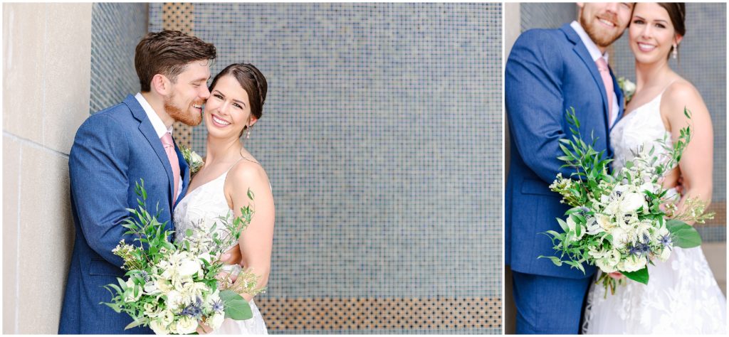 Kansas City and Missouri Wedding Photographer - KC Liberty Memorial Wedding Photos - Bride & Groom Portraits - Wedding Photos 