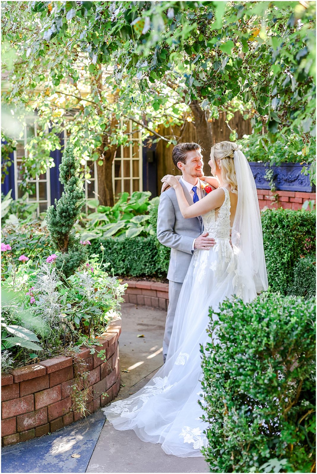 A Secret Garden - Wedding Venue in Independence Missouri - Wedding Photography - KC  - wedding portraits 