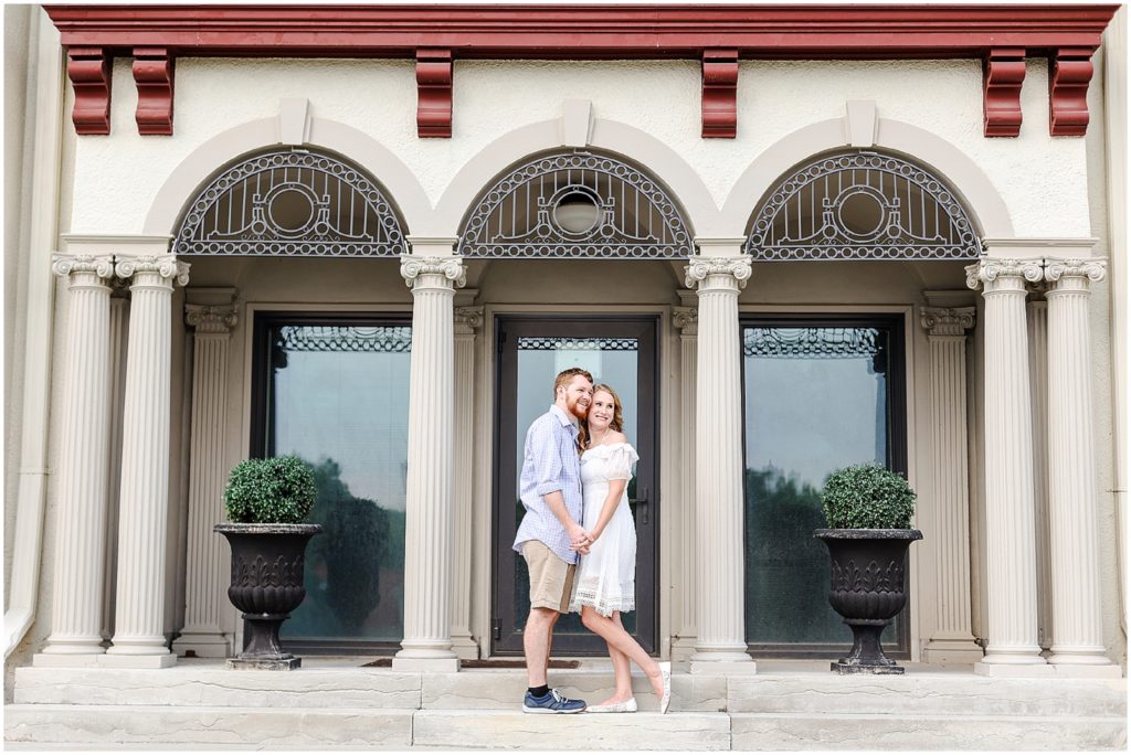 Engagement Session in Kansas City at the UMKC Epperson House - Wedding Photographer KC - unique engagement session ideas